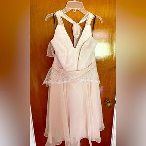 Champaign/ivory dress from Eden Maids Bridesmaid Collection.